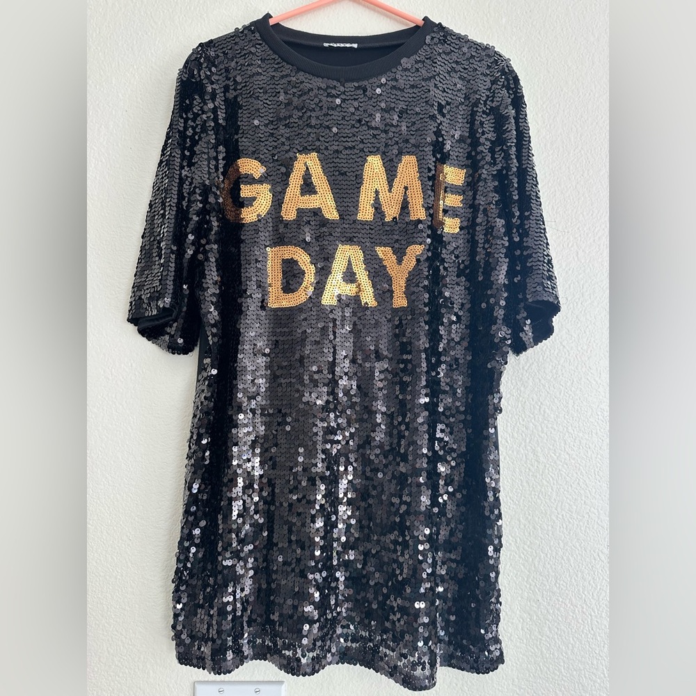 Sequin Game Day Dress